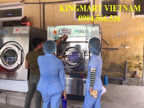 Lắp đặt máy giặt công nghiệp Hàn Quốc cho nhà máy dược phẩm